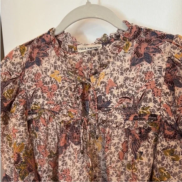 NWOT Ulla Johnson Remy Puff Long Sleeve
Sunburst Floral Blouse Top Shirt Size 6 - Picture 12 of 14